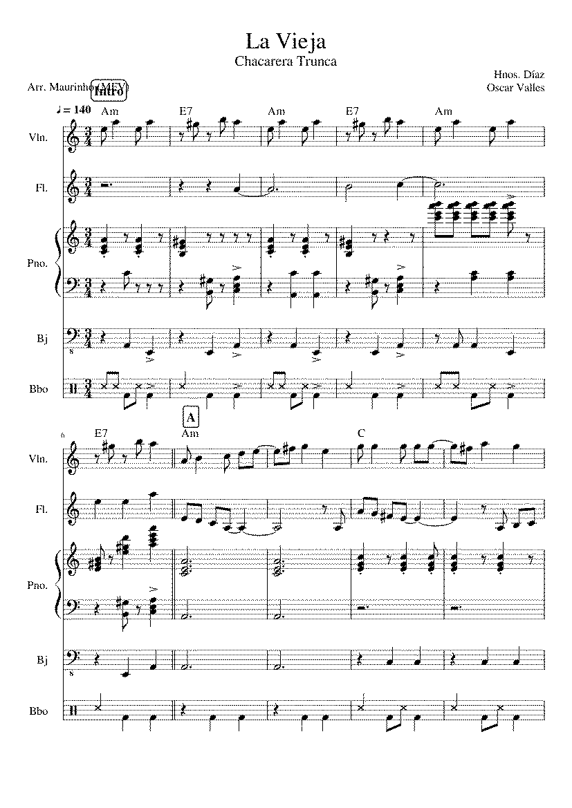 Partitura Vieja