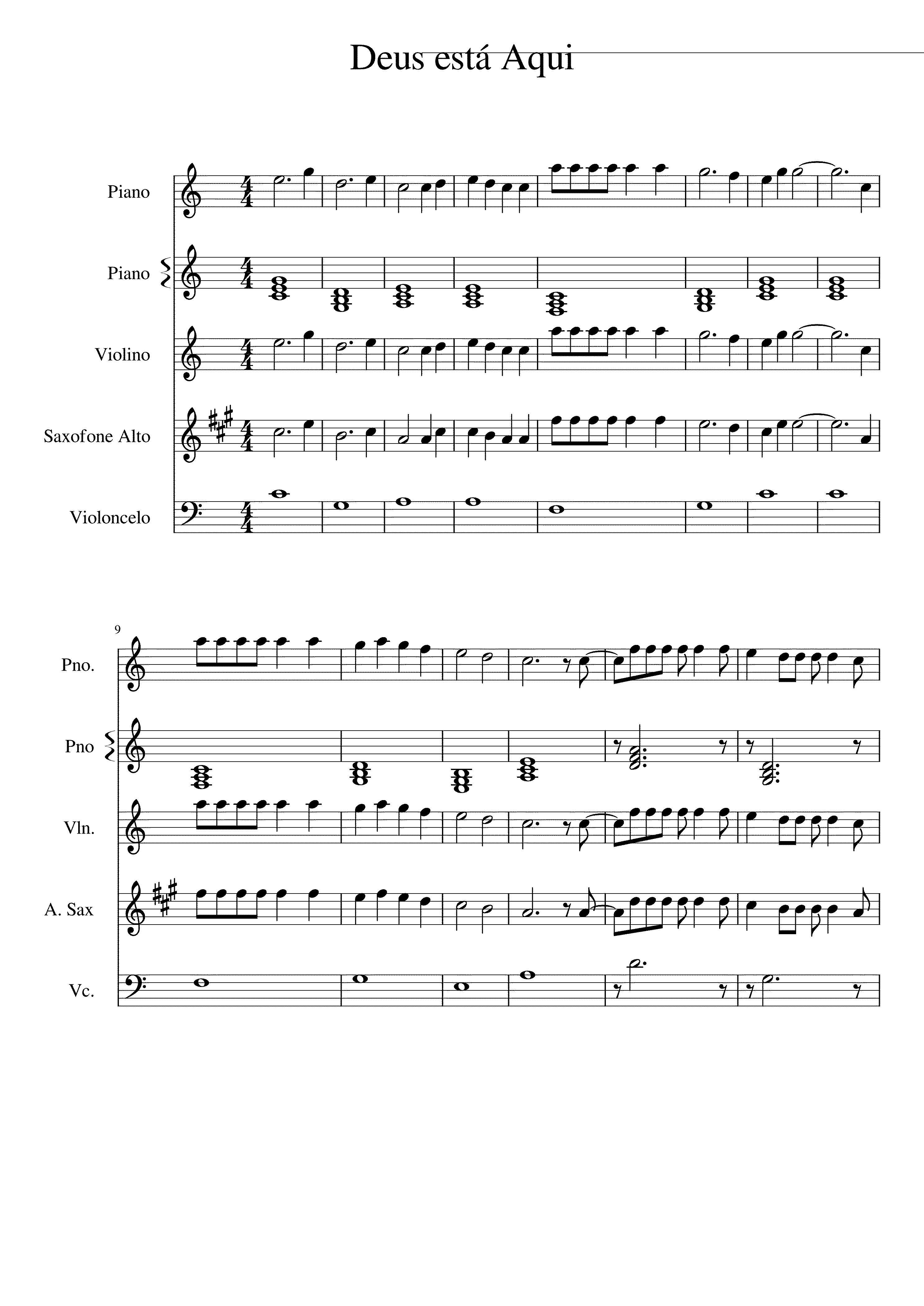 Partitura Violoncelo