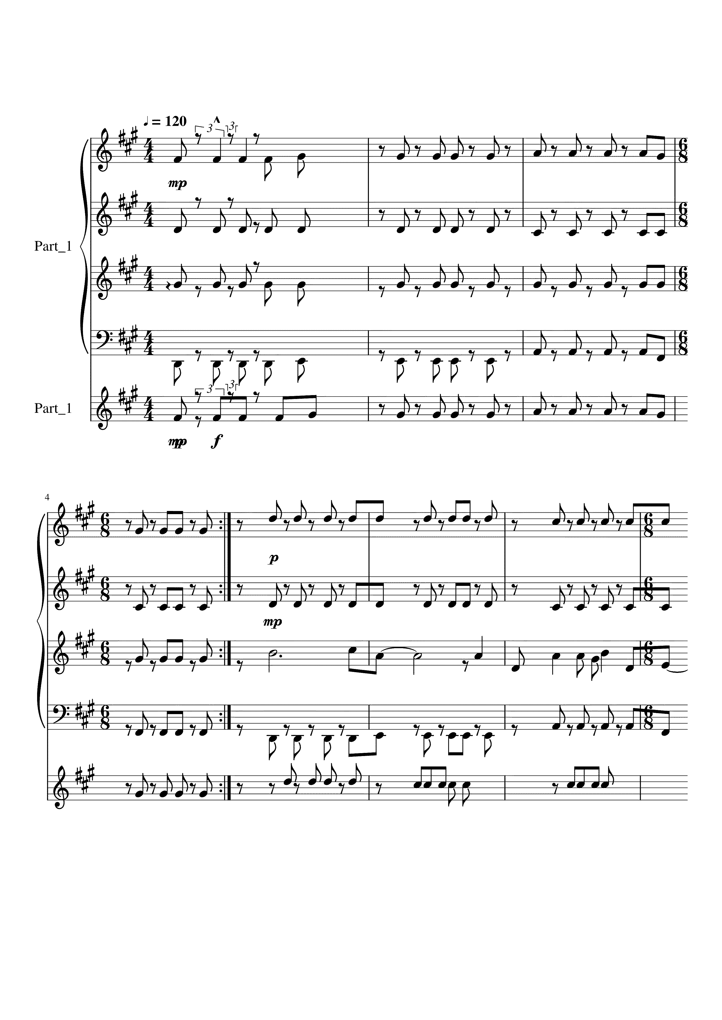Partitura Vive La Vida