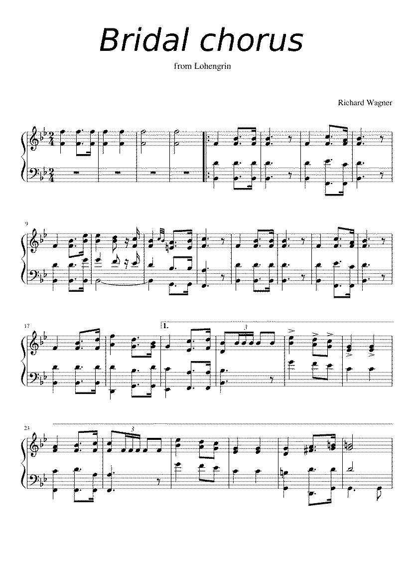 Partitura Wagner