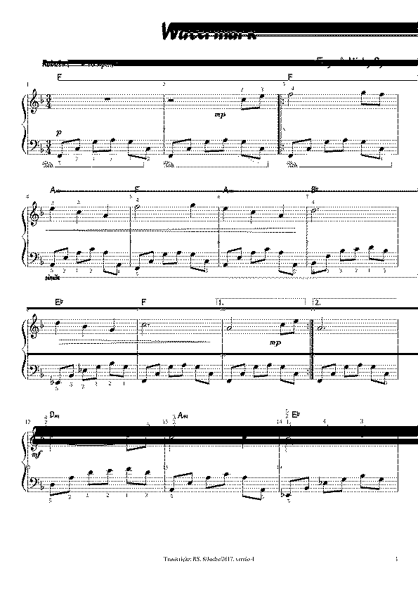 Partitura Watermark