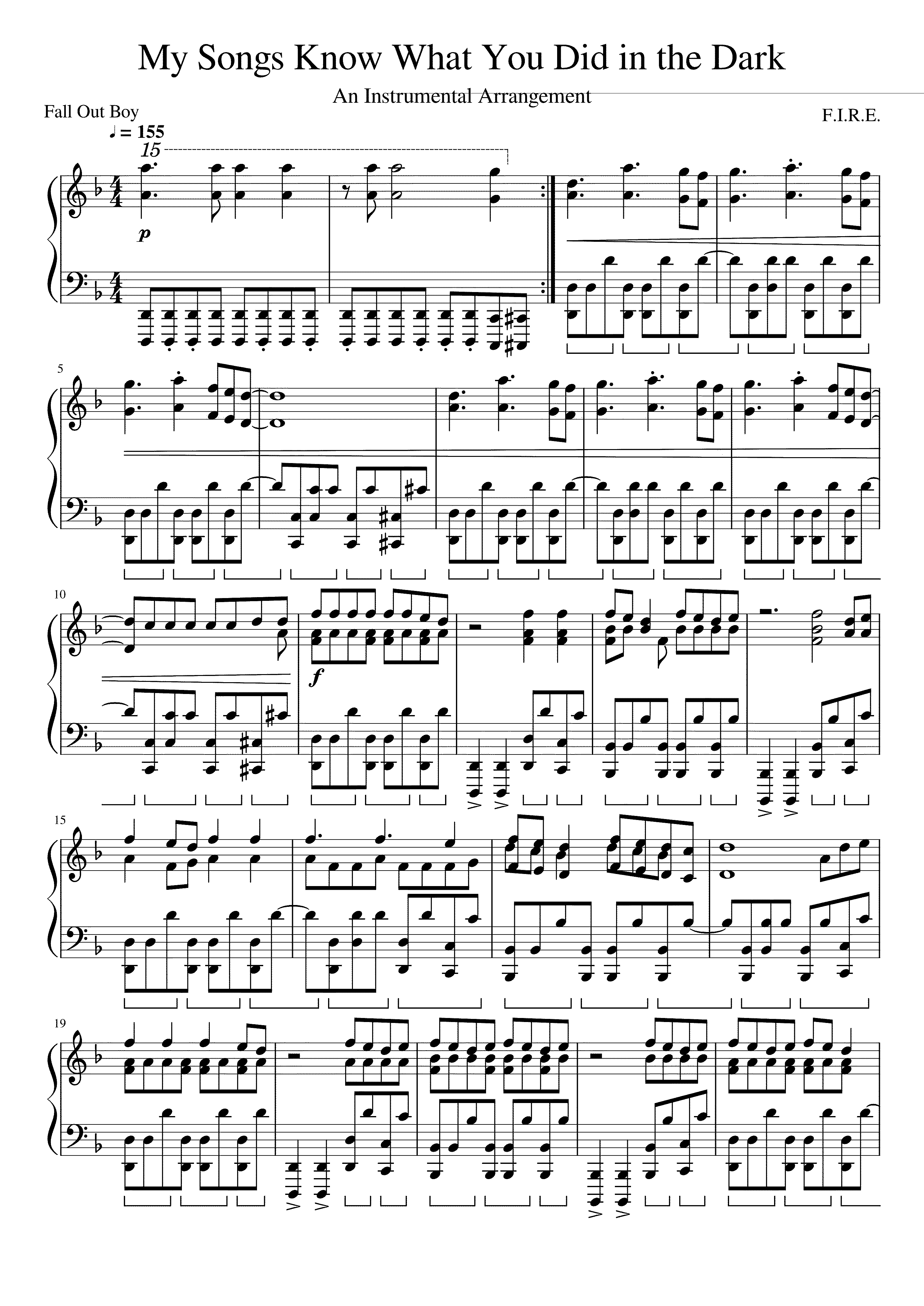 Partitura We Will Rock You