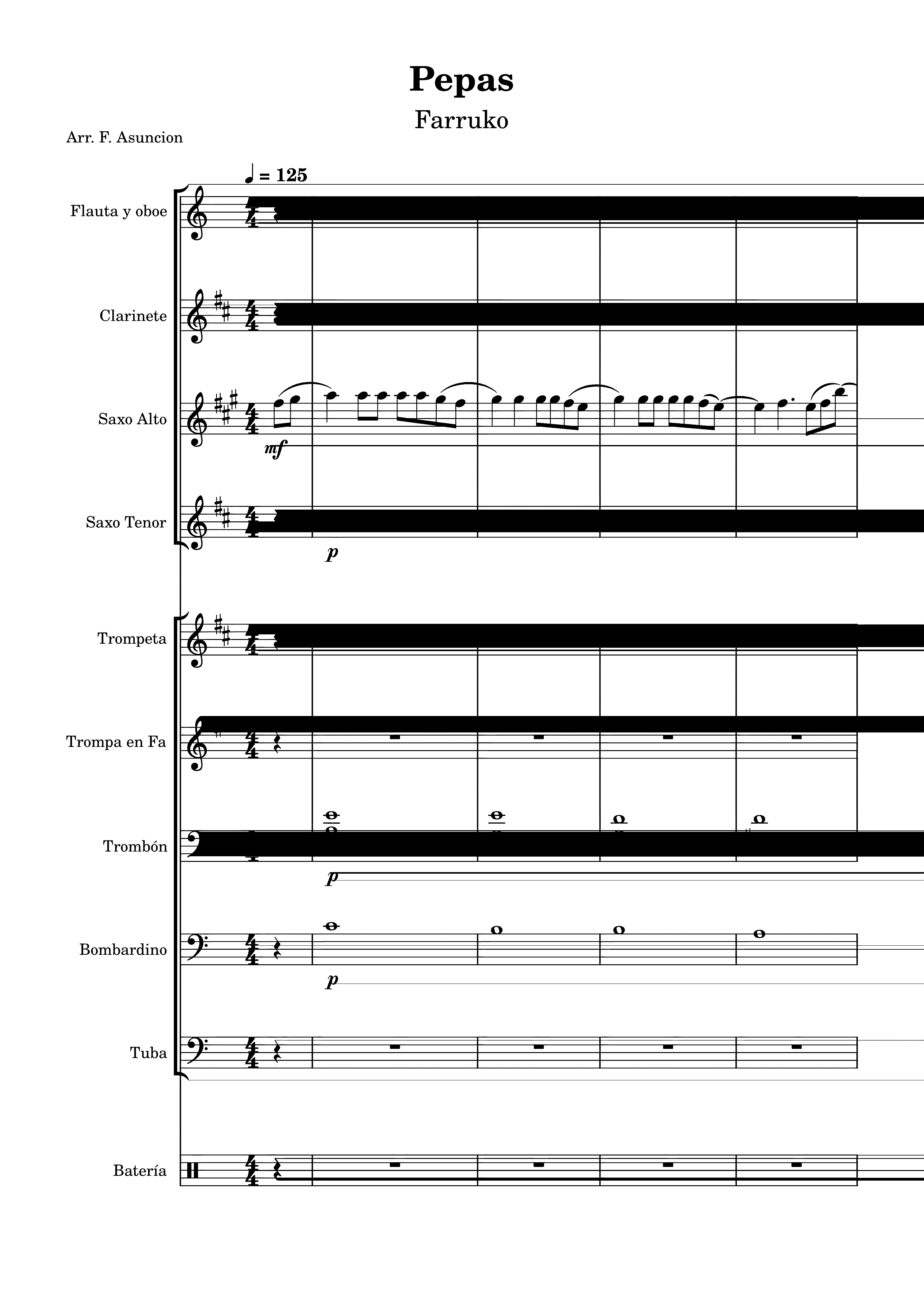 Partitura Xaranga