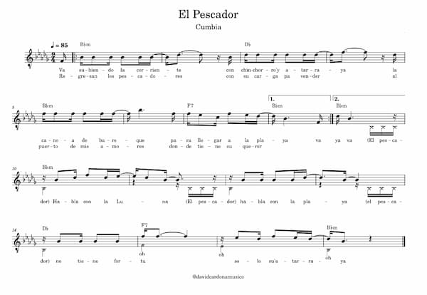 el pescador cumbia