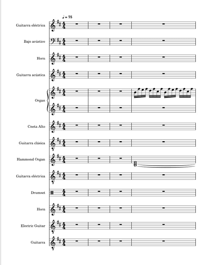 partitura todo tiene su fin modulos